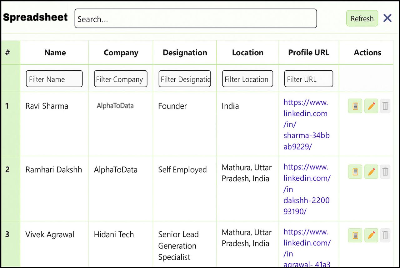 AlphaToData Sheet UI